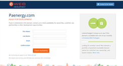 Desktop Screenshot of paenergy.com